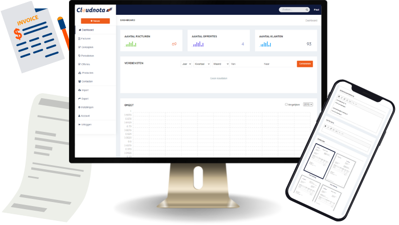 Factuur Systeem Cloudnota